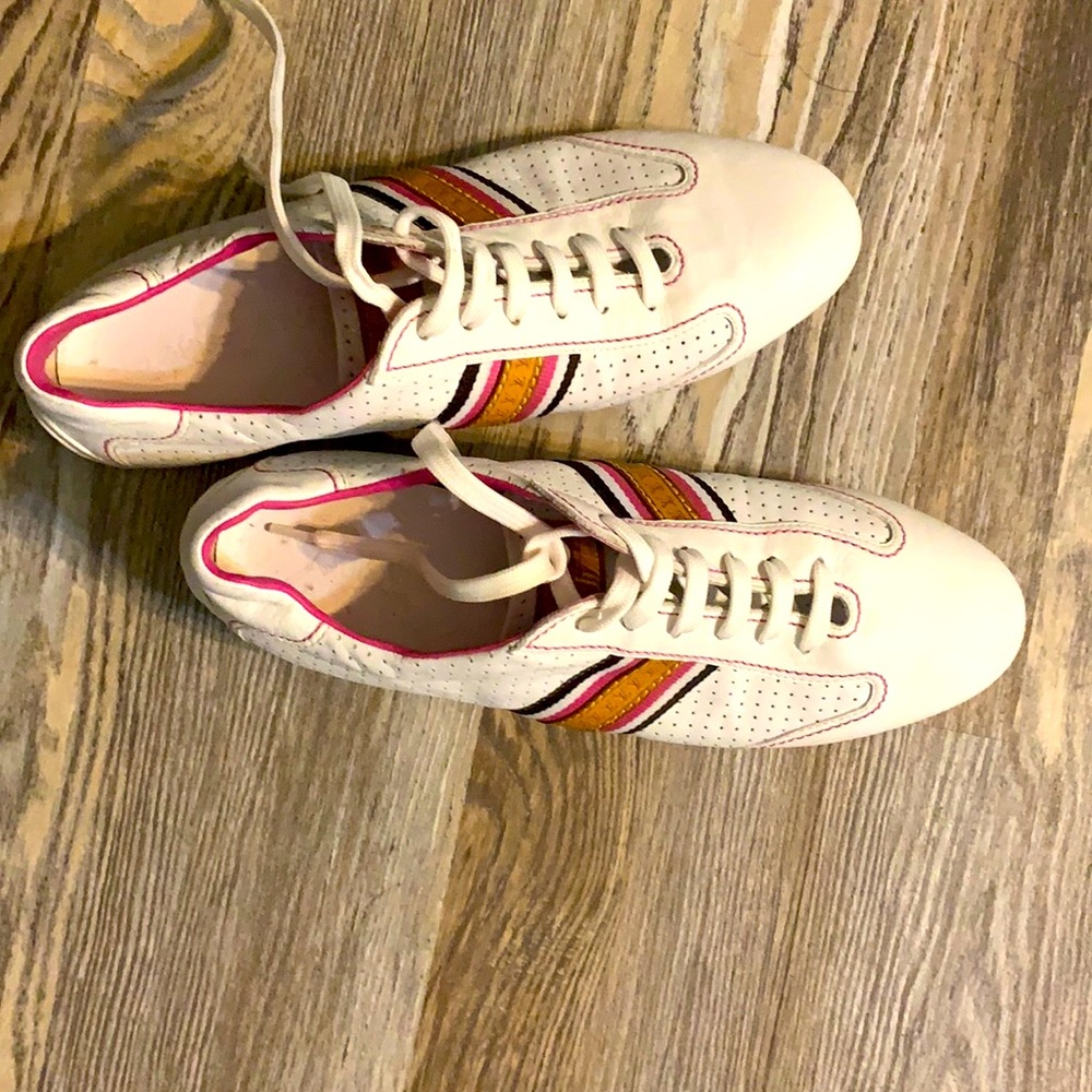 White LV Tennis Shoes